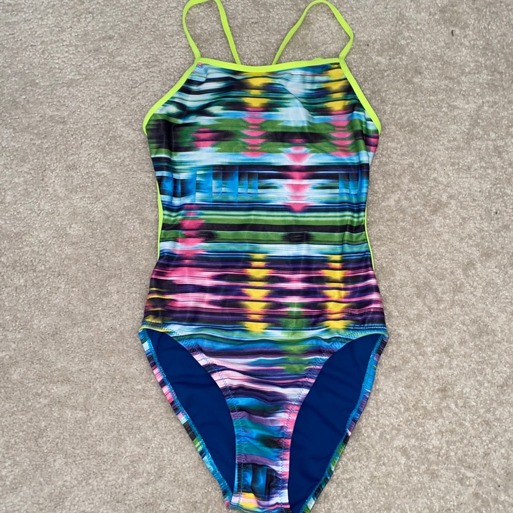 Speedo Tie-Back One Piece Training Suit